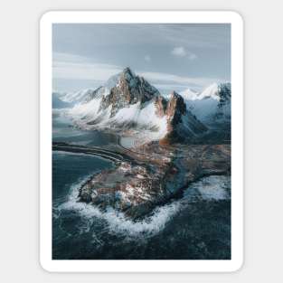 Krossanesfjall Mountain Sticker